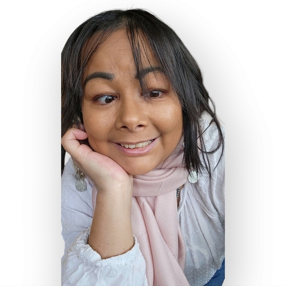 WOMENS PINK SHAWL SCARF - Picture 4 of 6